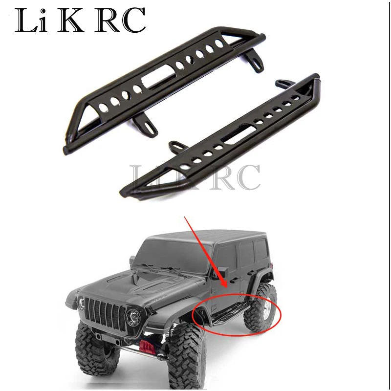 

Metal Side Pedals Step Running Board Rock Slider Suitable for 1/10 axial SCX10 III AX103007 Remote Contorl Upgrade Parts W01