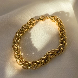 HOUWU INS Style Stainless Steel 3MM-8MM Twist Link Chain Wheat Bracelet Multi Size Spiga Wheat Bracelet Mens Jewelry