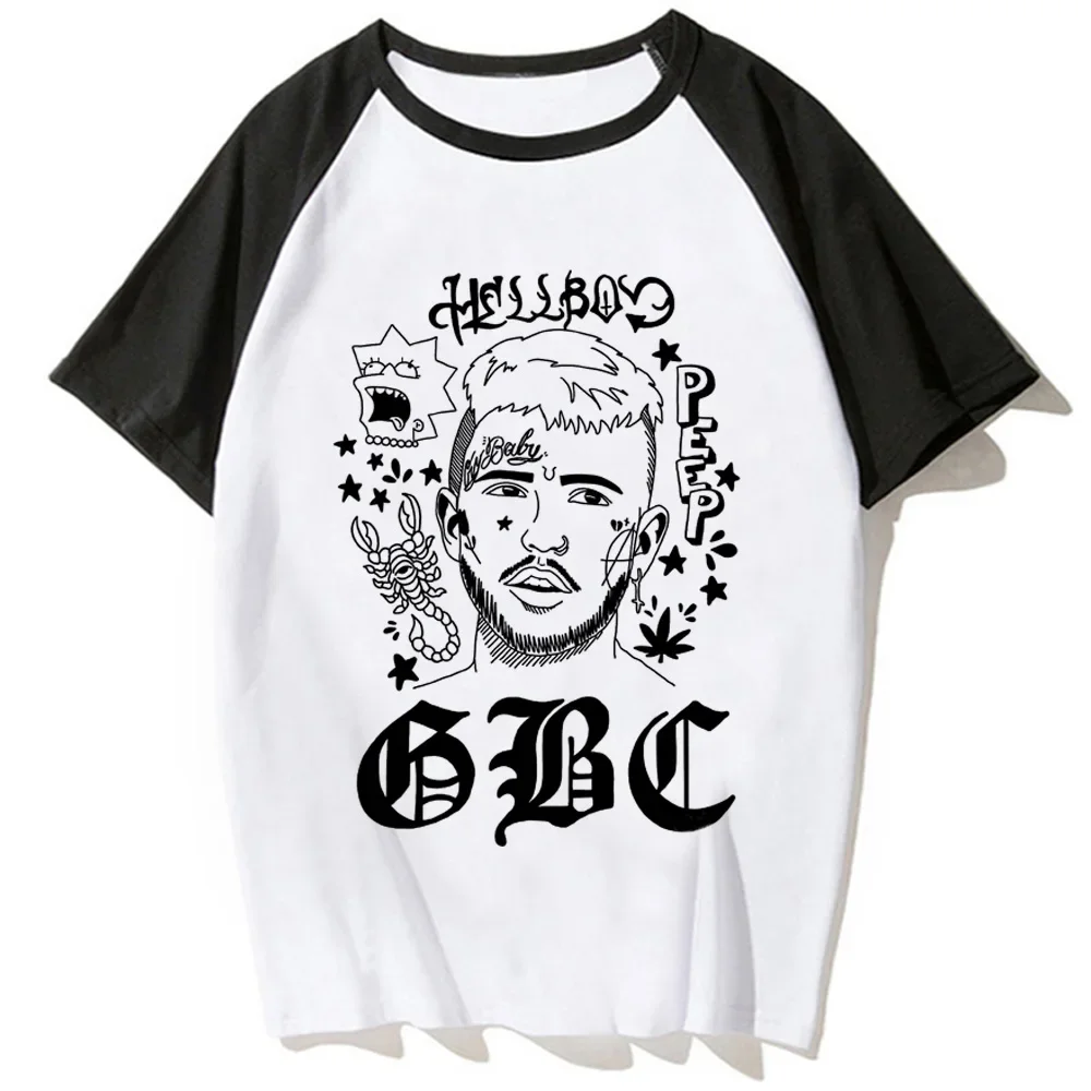Футболка женская летняя дизайнерская уличная одежда Lil Peep