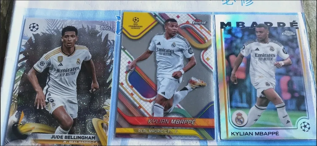 Фото Подлинная коллекция карточек PANINI Football Star Topps, подлинная карта Top Club Football Star, гарантированная конфигурация, 1 упаковка, 5 карточек №2