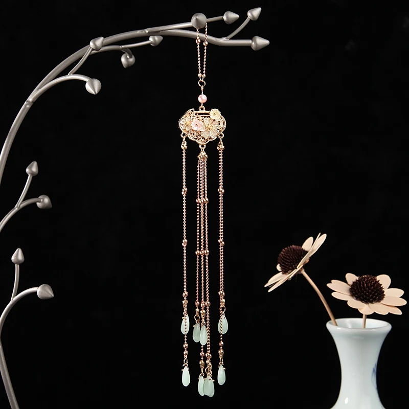 

Ципао, пуговицы, кисточки, бусины, кисточки, подвеска, аксессуары для халата, в этническом стиле, брошь с фиксированной кнопкой и цветком