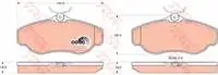 

Store code: GDB1156 interior brake pad for GDB1156