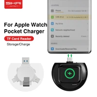 5 in1 usb c wireless charger for iwatch 7 6 se 5 4 charging dock station usb 3 0 charger tf card reader for apple watchiphone
