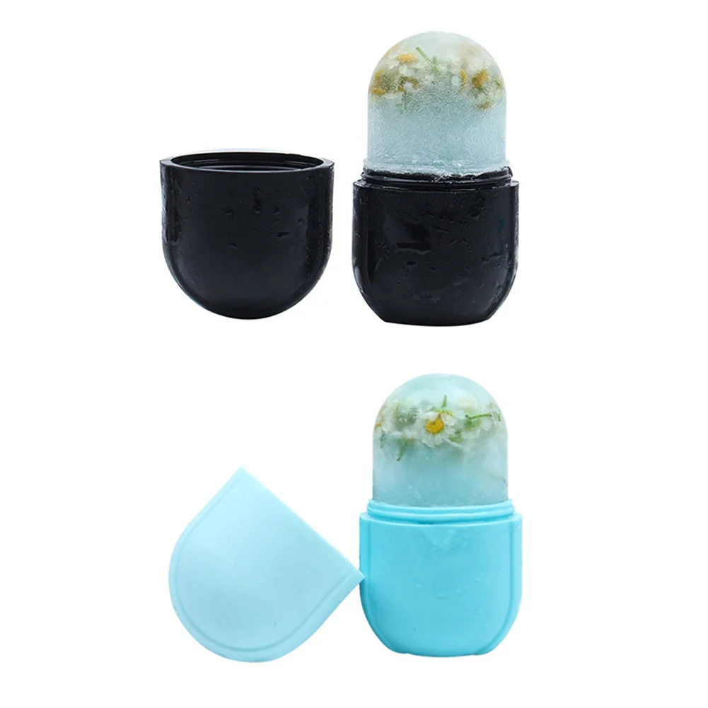 

Silicone Massage Roller Tool Freezable Reusable Cold Therapy Gua Sha Cup Remove Skin Care Contouring Tool