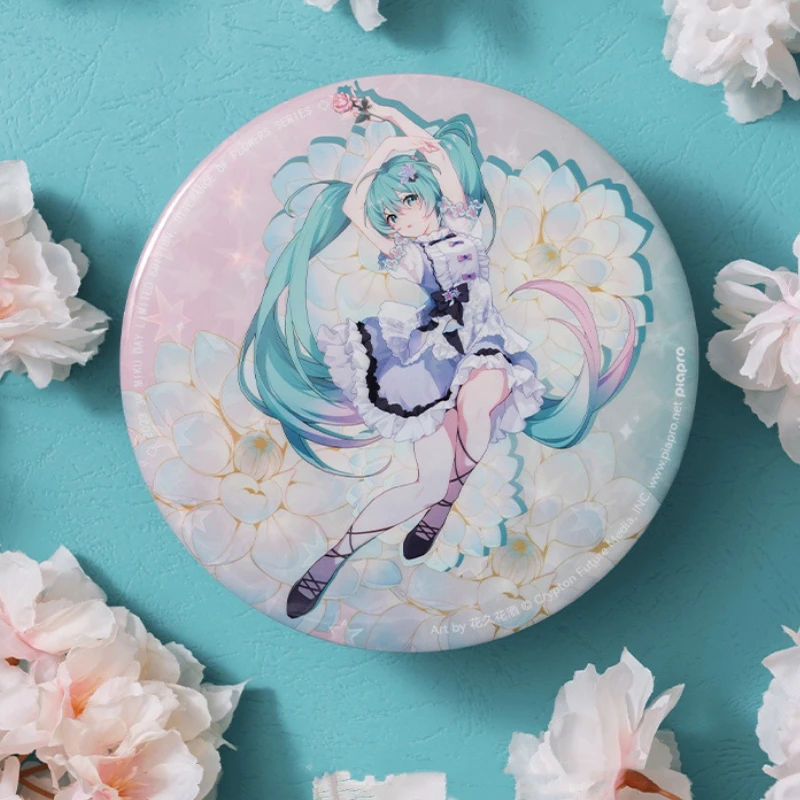 

Hatsune Miku 39 Flower Language 15cm Large Badge with Bracket Standing Card Oversized Badge Backpack Pendant Ornament Gift