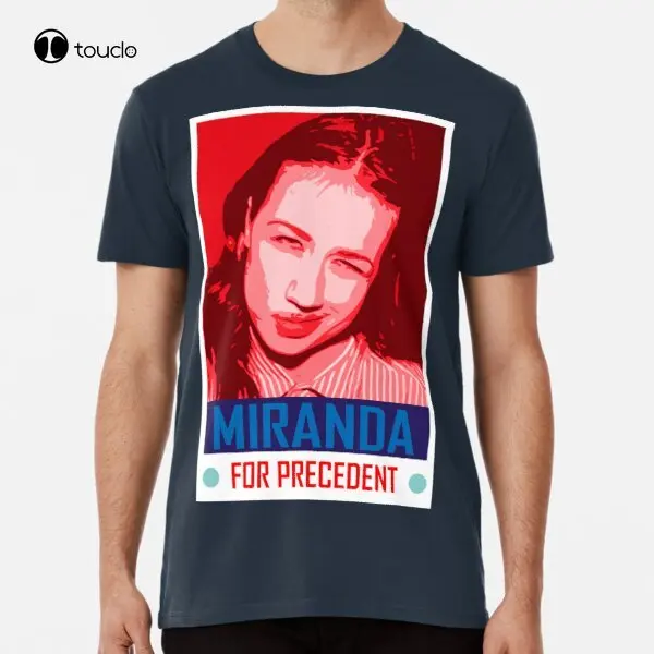 

Первоклассная футболка Миранда для премиум-класса, Мужская футболка, индивидуальная Мужская футболка для подростков, унисекс, цифровая печать, рандомный подарок