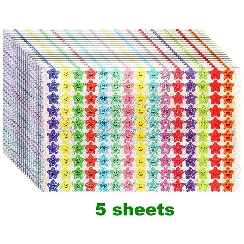 

Набор наклеек со звездами