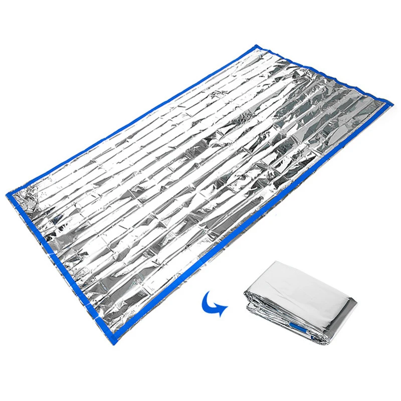 

Portable Waterproof Emergency Survival Sleeping Bag Hiking Camping Hunting Thermal Sleeping Bags First Aid Rescue Mylar Blanket