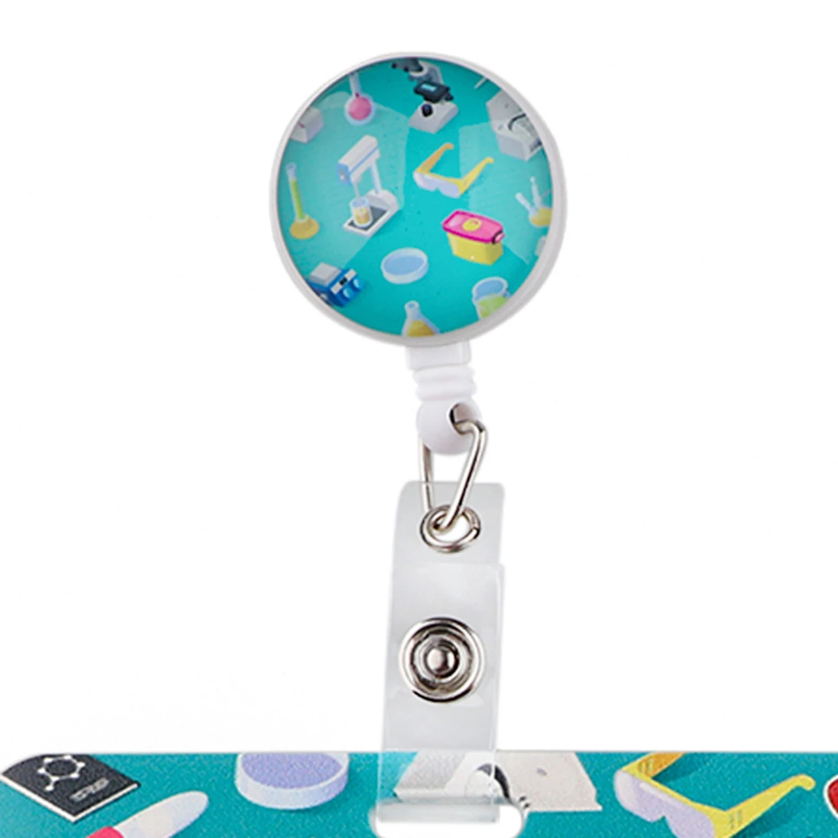 

Брелок-ретрактор Blinghero badge reel clip