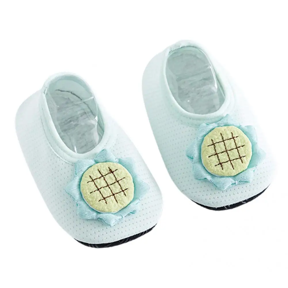 

Practical 1 Pair Great Baby Girls Princess Ultra-light Shoes Floor Socks Nylon Baby Shoes Super Soft for Kindergarten