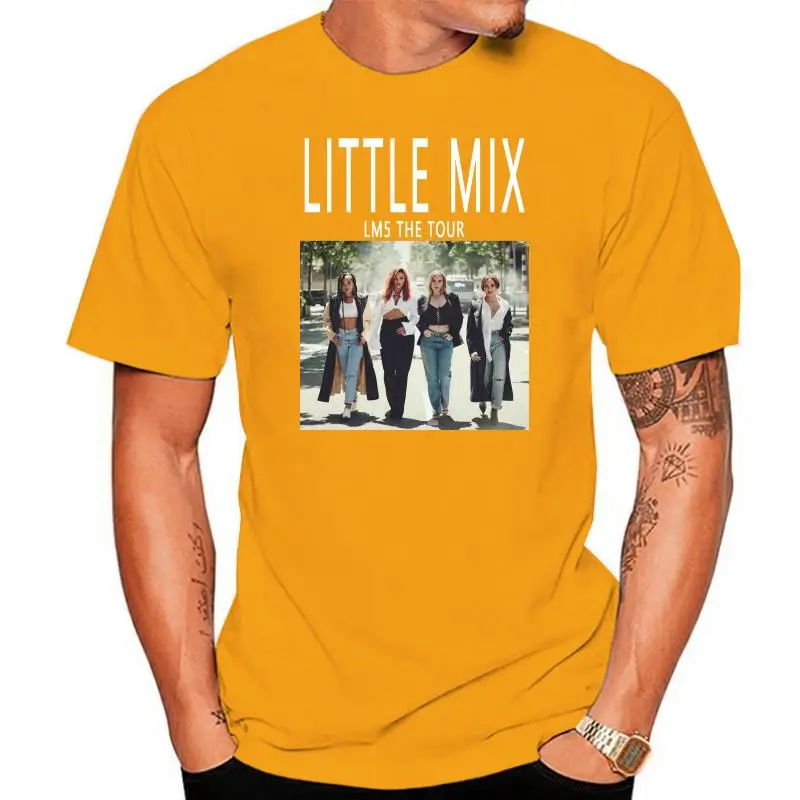 

Little Mix LM5 Tour 2022 with Dates Men's Black T-Shirt : S-3XL Short Sleeves Cotton T-Shirt Fashion