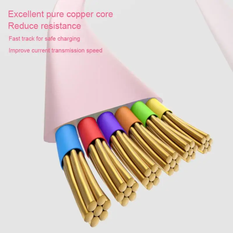 

3a Type C Charging Cord With Phone Stand Telescopic 3 In 1 Usb Cable 3in1 Portable Charger Data Cable For Iphone 14 13 1m