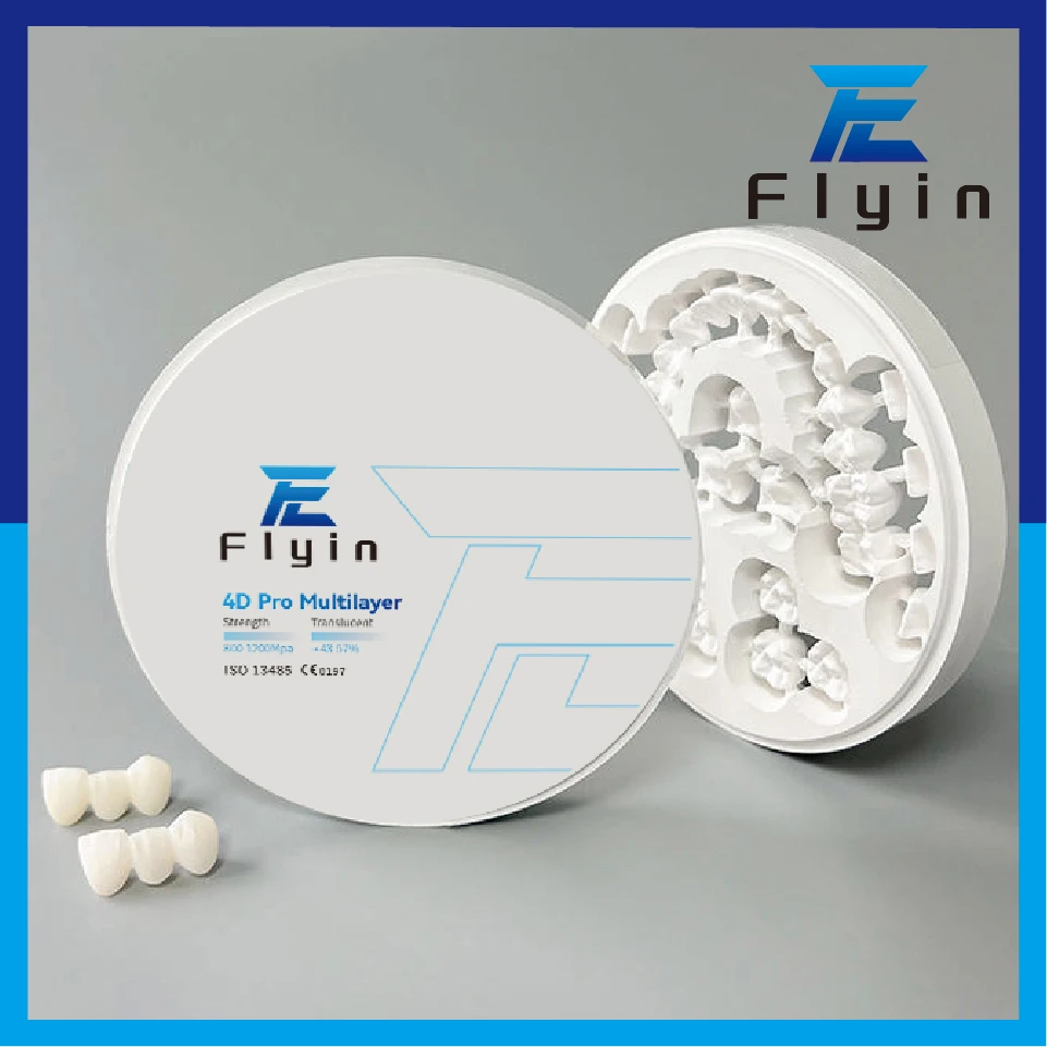 Оптовая продажа новейшие искусственные зубные короны циркониевые зубы 4D pro