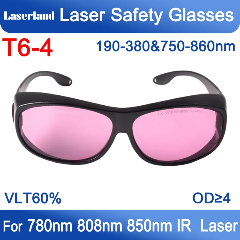 

Laserland T6 780nm 808nm 810nm 830nm OD4+ IR Infrared Laser Protective Safety Glasses CE