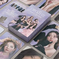 55pcsset kpop itzy checkmate 2022 lomo cards high quality photo album photo cards for fans collection photocards gift