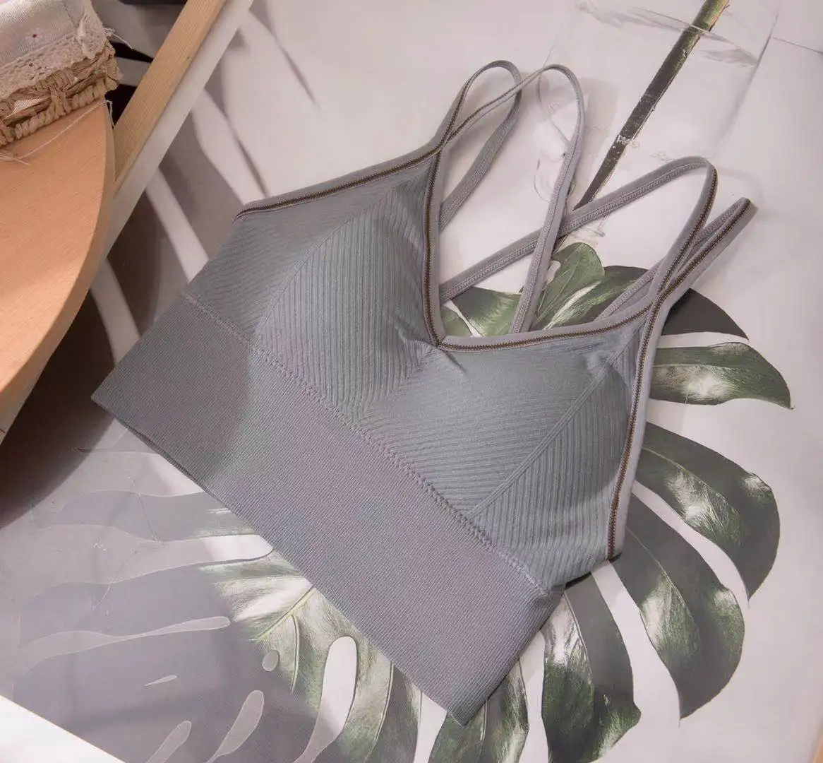 Женское хлопковое нижнее белье топы-трубы сексуальный однотонный топ модный