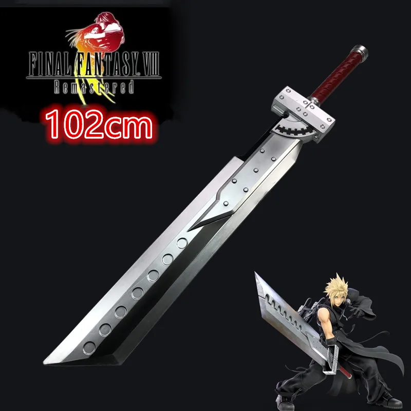 1:1 Zack Fair Sword Weapon Final Fantasy 7 VII Sword Cloud Strife Buster 6th Sword Cosplay Game Remake Sword Safety PU 108cm