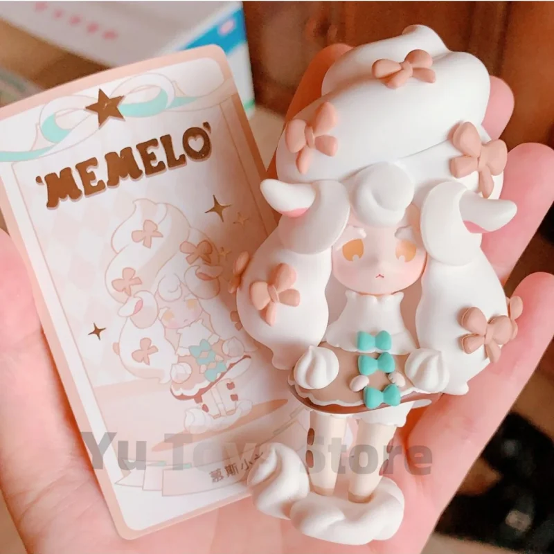 

Genuine Memelo Sweet Kingdom Series Figure Pvc Action Figure Cake Desk Decorations Model Dolls Collectible Birthday Gift Kids