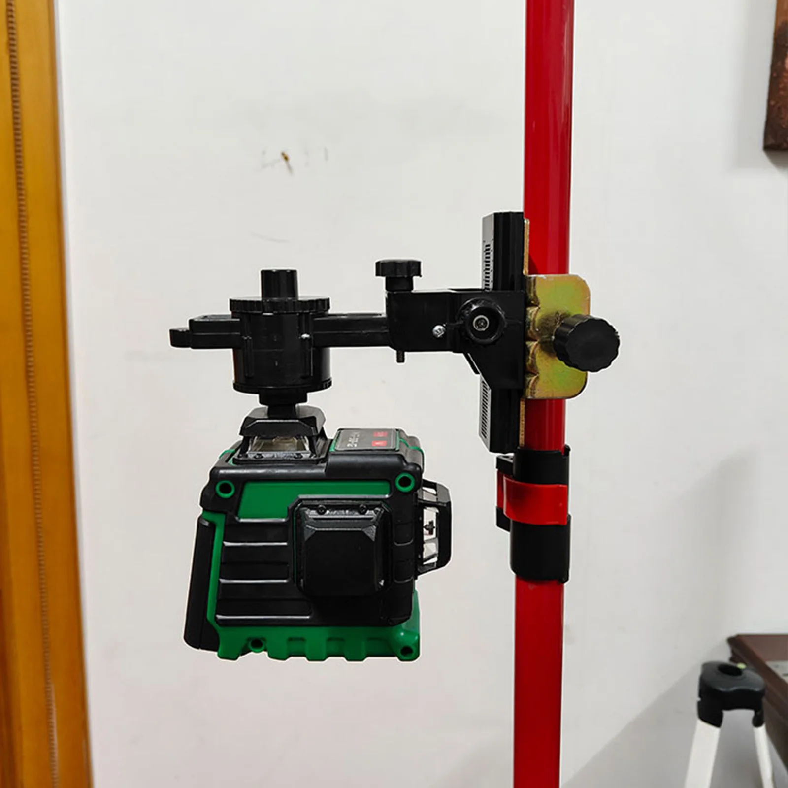 Лазерный уровень с телескопическим стержнем опора для потолка кронштейн