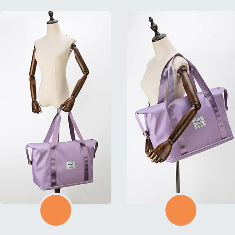 Fitness Travel Bags Waterproof Sports Yoga Exercise Handbag Women Shoulder Bags Sports Bag With Expandable Capacity