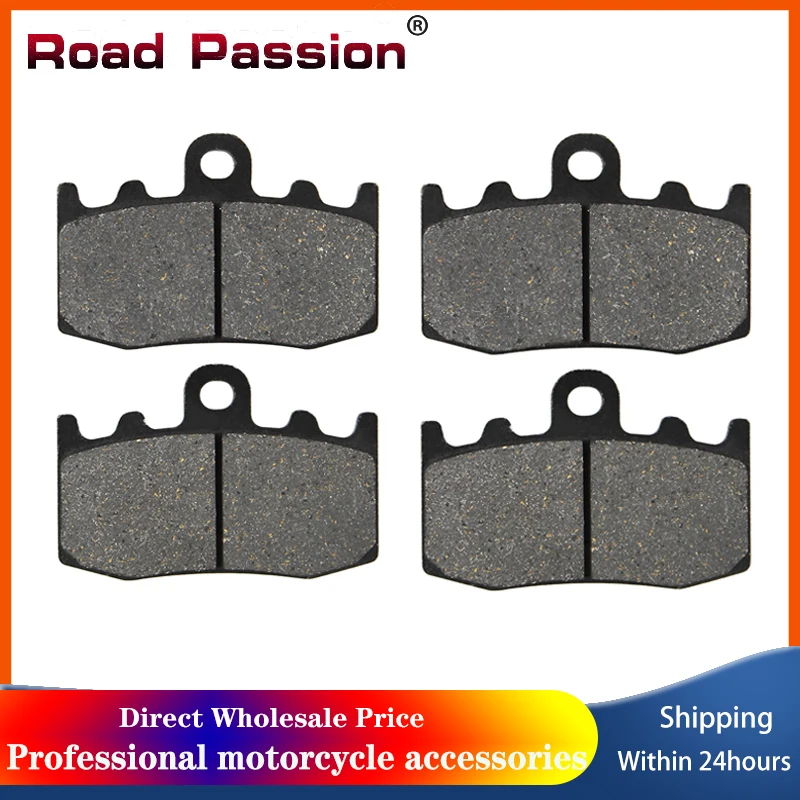 

Road Passion Motorcycle Parts Front Brake Pads for BMW HP2 Megamoto 2007 2008 K1200RS K1200 RS 2001-2005 K1200S K 1200 2005-2008