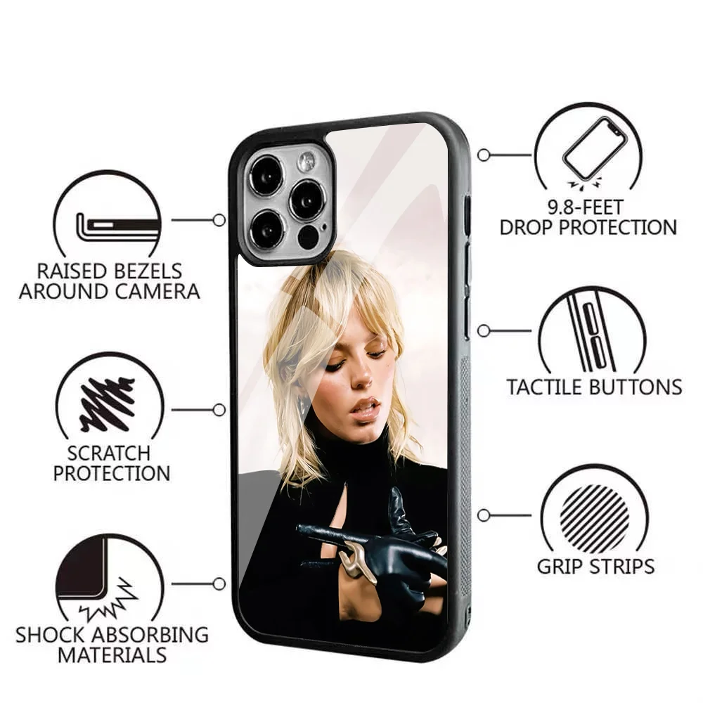 Чехол Для Телефона R-Renee Rapp С Изображением iPhone Pro Max Mini Сильной Магнитной Функцией