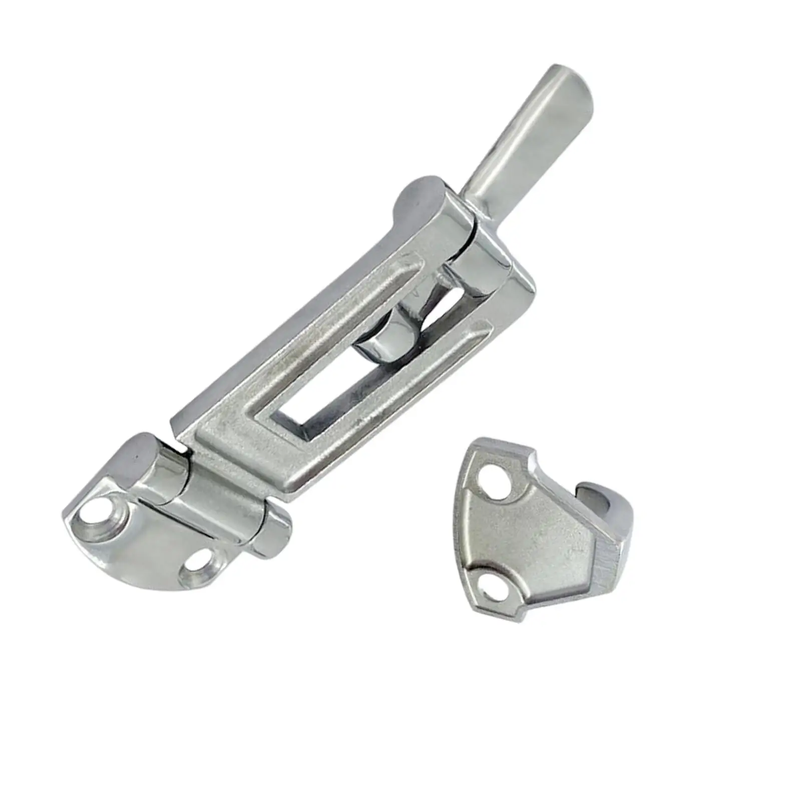 

Cabinet Door Latch Bag Buckle Professional Anti Rattle Latch Durable Silver 316 Stainless Steel for Boat Yacht Marine