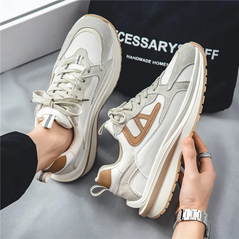 

Мужские кроссовки, новинка зимы 2022, трендовые кроссовки для отдыха, спорта, бега, дышащие весенние кроссовки из сетчатого материала Forrest Gump, ...