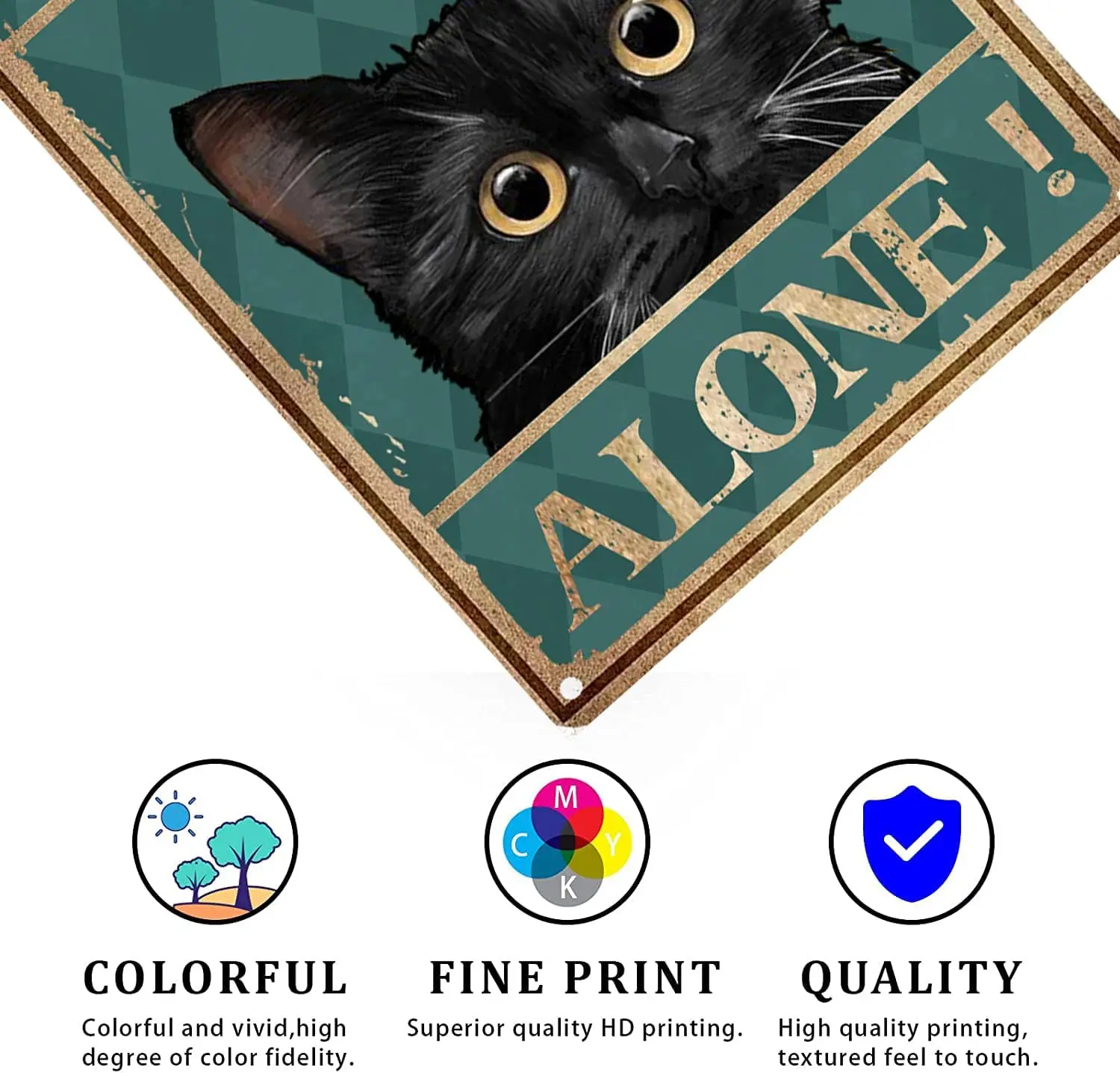 Небо так называются и мы должны пойти Ретро металлическая жестяная вывеска