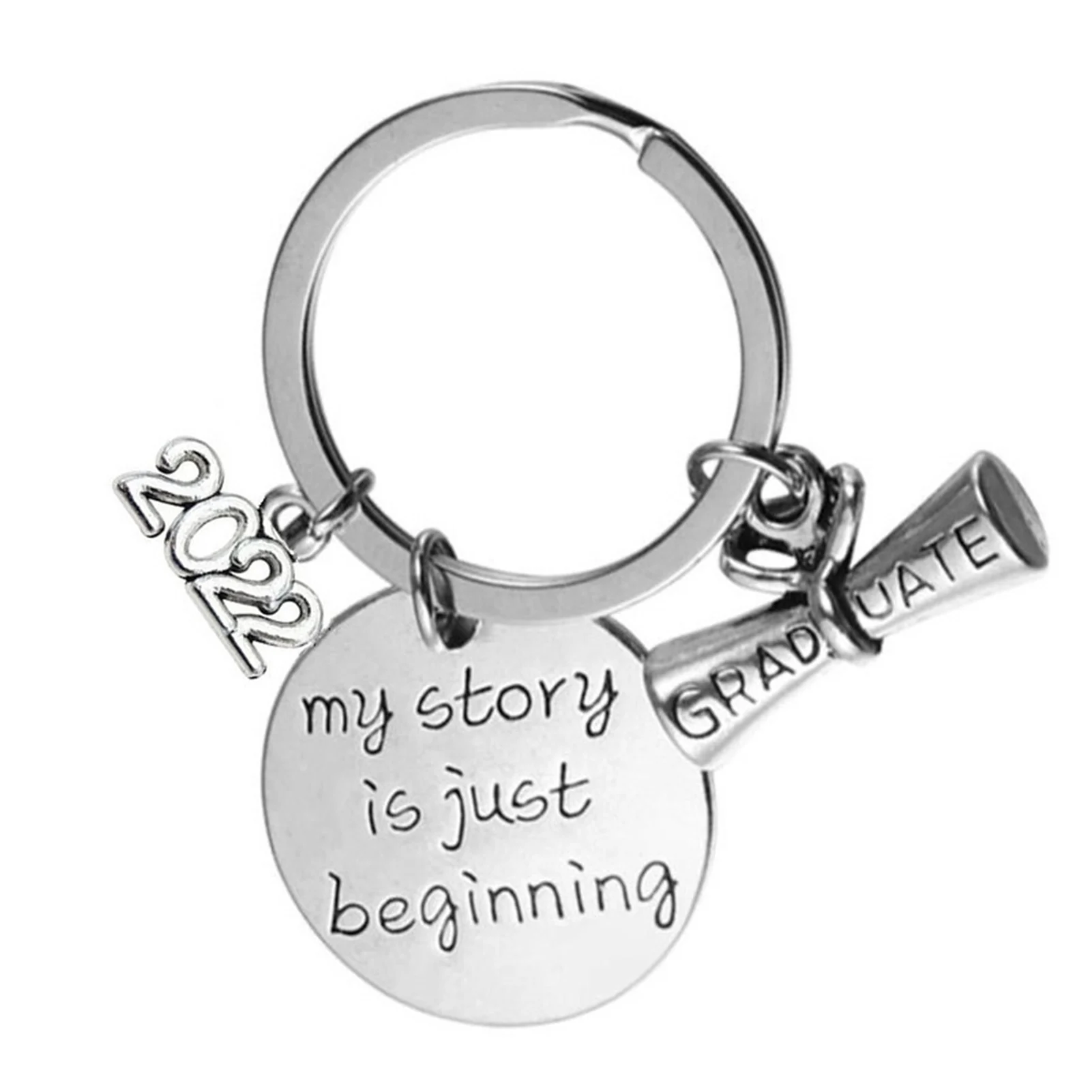 

2022 Graduation Keychains Class Of 2022 Keyring Graduation Stainless Steel Congrats Grad Student Reel Key Rings College