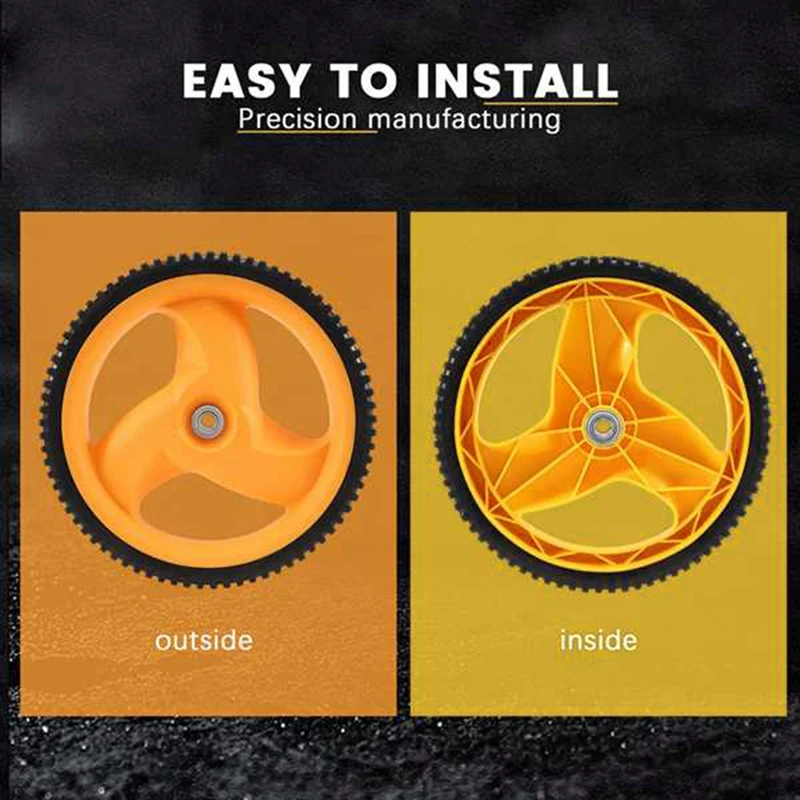 2 шт./упаковка заднее колесо для газонокосилки Husqvarn 293-09 5324035-49 5324327 532403509 532432749