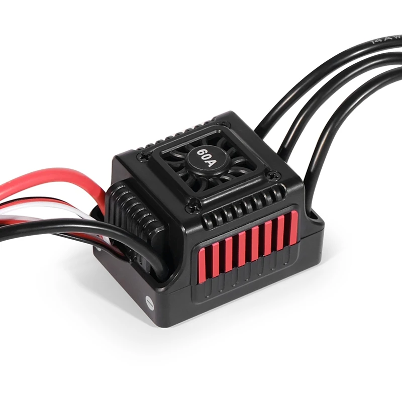 WSDT-60A RC безсенсорный бесщеточный водонепроницаемый 60A ESC подходит для 1/10
