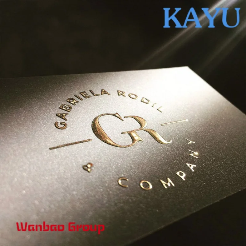 Luxury Good Quality Raised Foil Printing Soft Touch Embossed Business Card