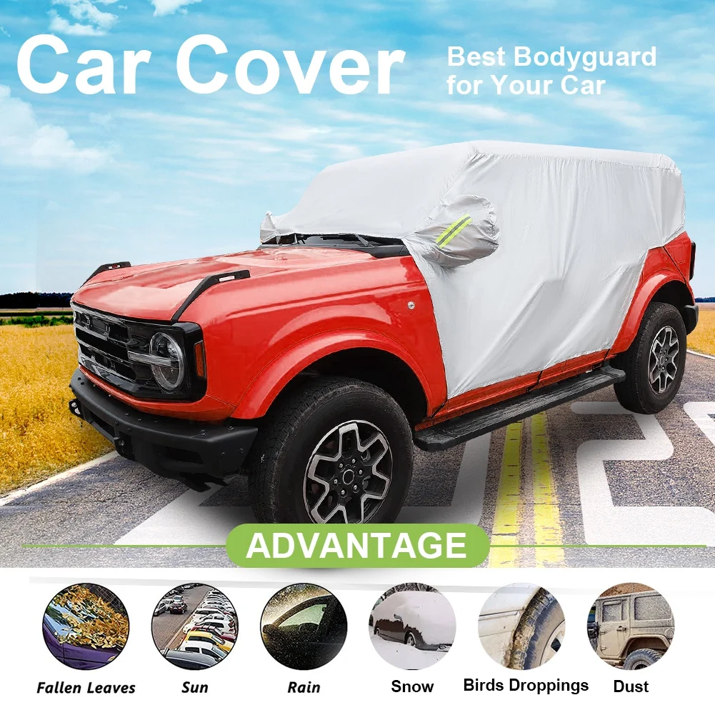 Верхний полуавтомобильный чехол для Ford Bronco 2 двери/4 двери 2021-2024 года