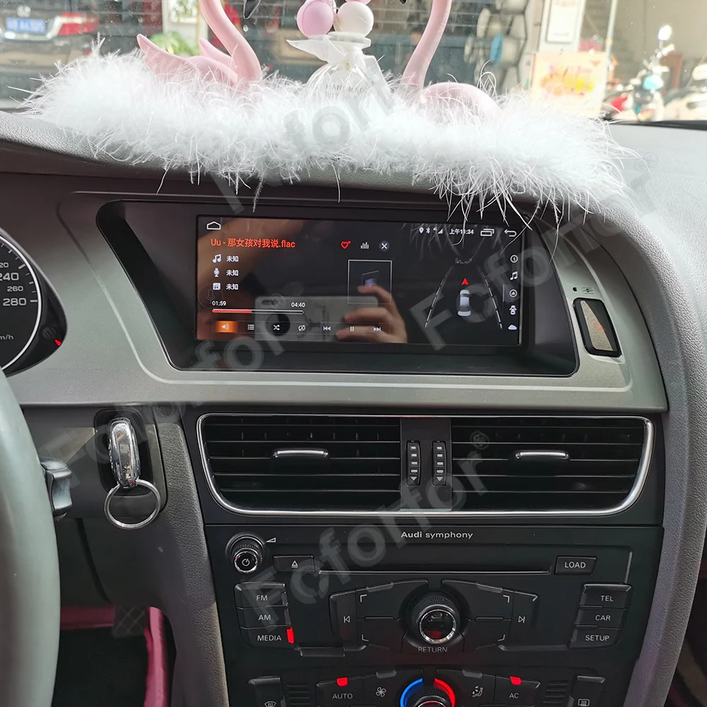 Автомобильный мультимедийный плеер на Android 13 8 + 128 ГБ для Audi A4L 2009-2012 10 25 дюйма