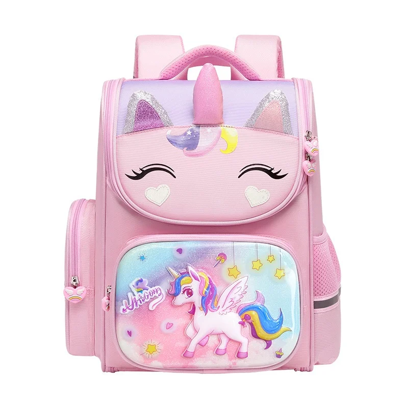 Girls Princess Unicorn Mermaid Cartoon Schoolbags New Sweet Children Lovely Waterproof Large Capacity Backpacks Hot