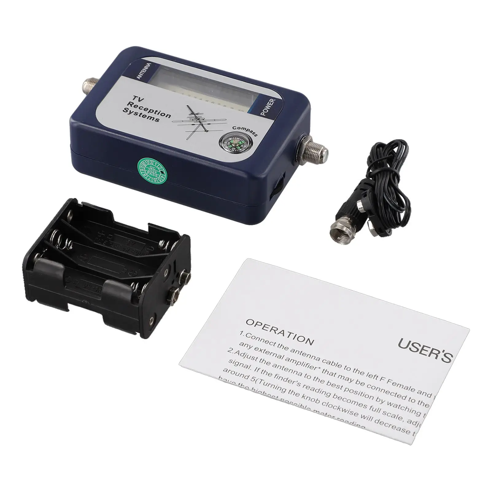 Оптимальное позиционирование антенны DVBT Finder для точного измерения силы сигнала