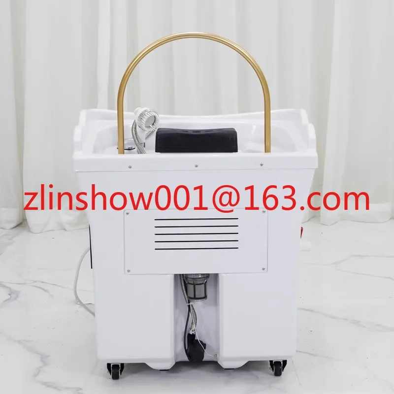 Head Therapy Bed Инструмент для циркуляции воды Фумиграция Мобильная основа шампуня с