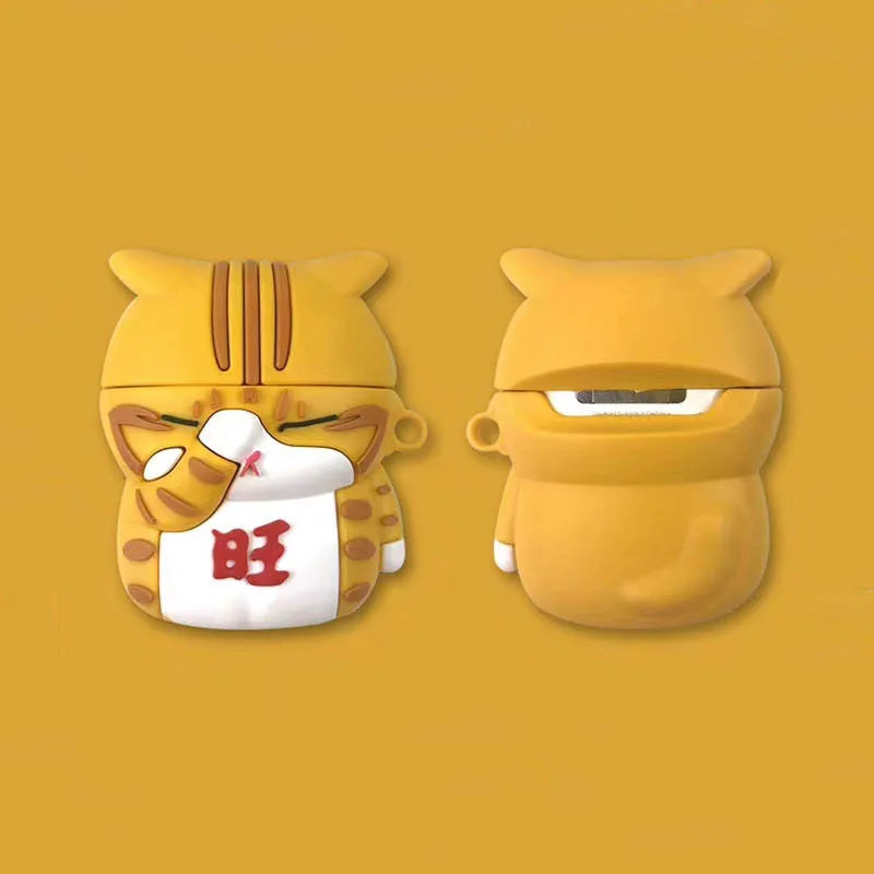 

3D Cute Cat Case For Airpods 1 2 3 Soft Silicone Cover Bluetooth Earphone Charging Box Protect Shell For Apple Airpods Pro Cases