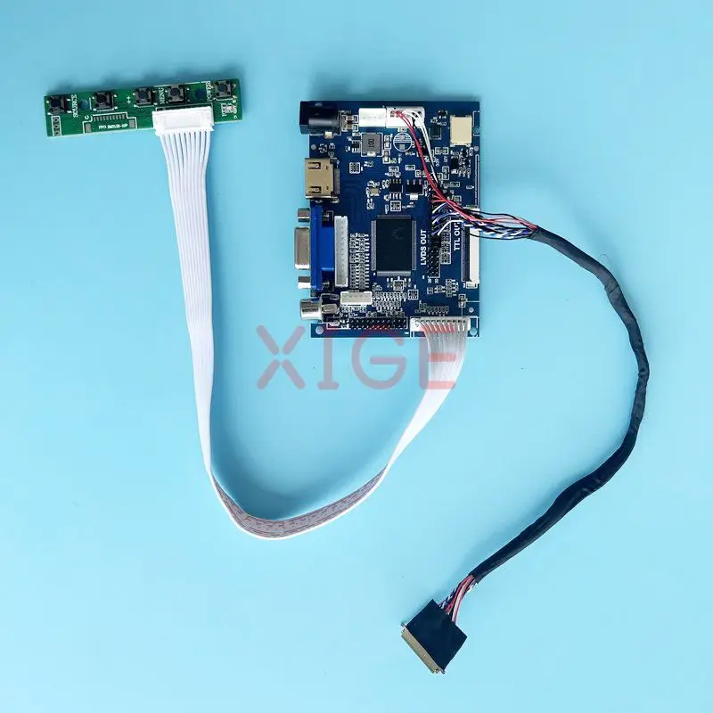 Плата контроллера BT101IW01 BT101IW03, совместимая с hdmi-lvds, 40-контактный комплект для сборки «сделай сам», 10,1 дюйма, 1024*600, VGA, 2AV ЖК-дисплей