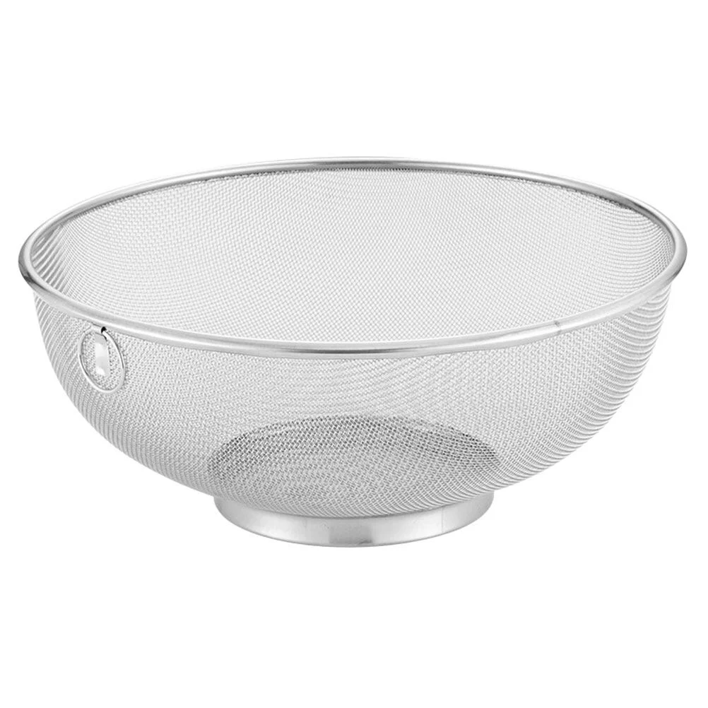 

Stainless Steel Vegetable Washing Basket Washer Kitchen Basin Draining Fruit Holder