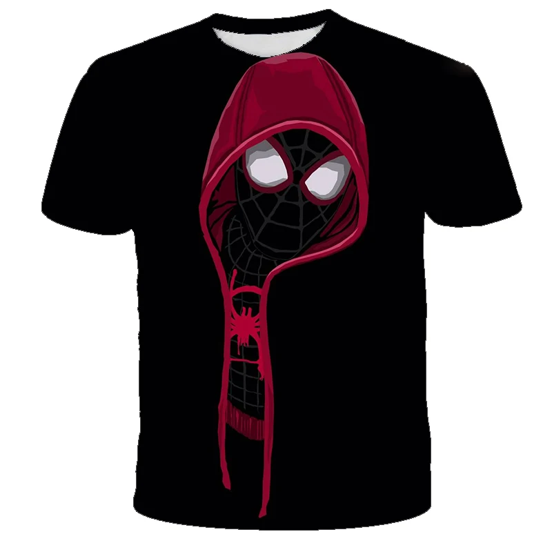 

Marvel Spiderman 2021 New Mens Summer Print Men Short Sleeve T-shirt 3D Print T Shirt Casual Breathable Funny T Shirts Tops
