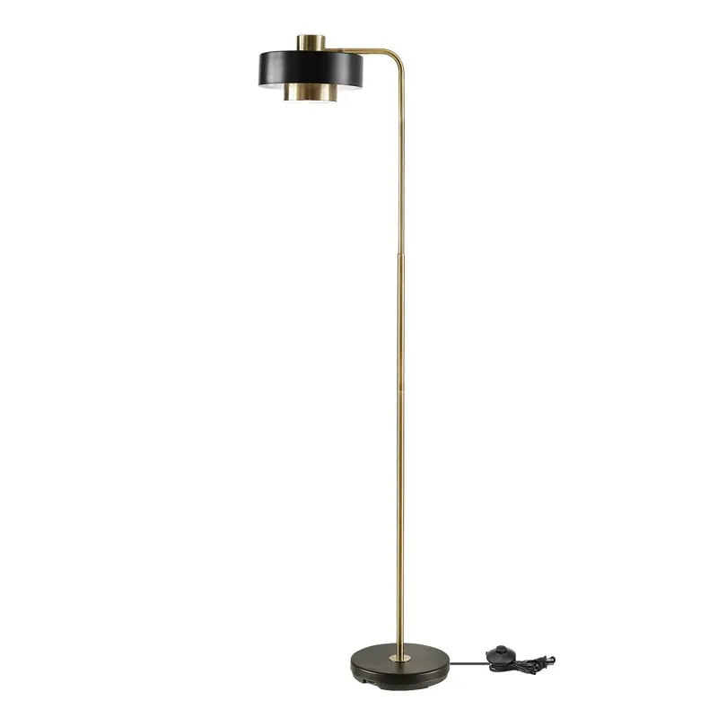 

Novogratz x Globe Felipe 64" Antique Brass Floor Lamp with Matte Black Accents