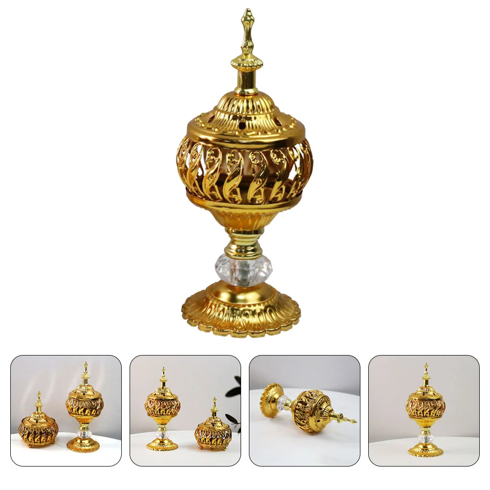 

Iron Burner Small Holder Bedroom Burner Elegant Censer Ornament for Gift