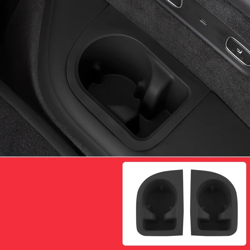 

Коврик для стайлинга автомобиля Li Lixiang L8 L9 2023 2022, силиконовый задний слот для хранения, чашка для воды, аксессуары для автомобиля