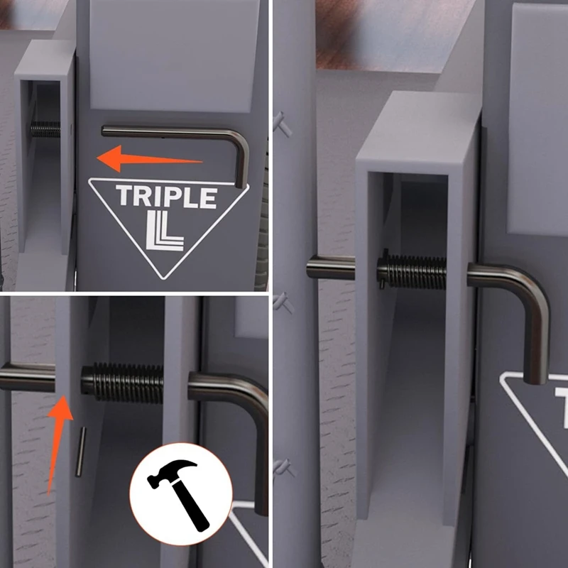 2 упаковки металлические Сменные защелки для ручных хозяйственных прицепов