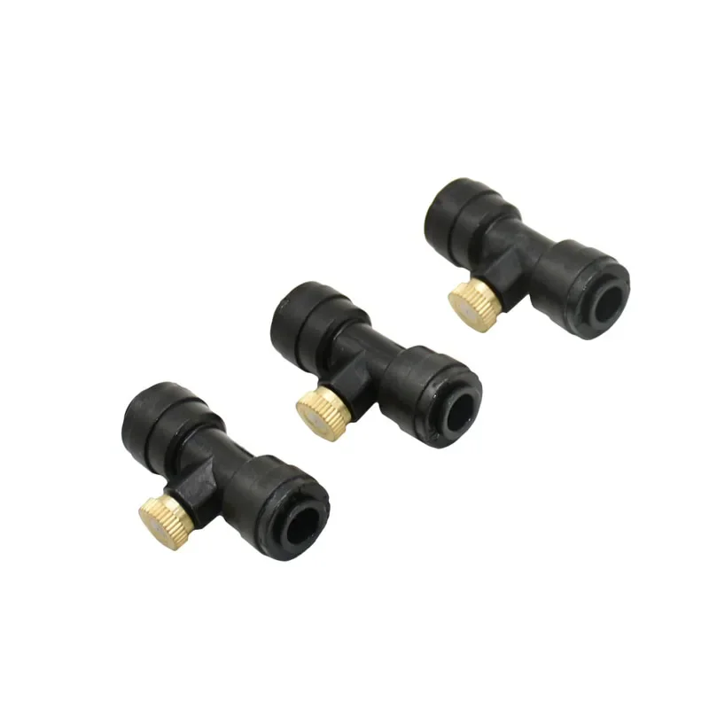 

Туманообразующая насадка с пластиковым скользящим замком, тройник для шланга 1/4 дюйма Pe 6,35 мм, 20 шт.