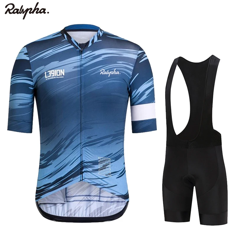

2021 Ralvpha new summer Cycling Set Bike Jersey Sets Cycling Suit Bicycle Clothing Maillot Ropa Ciclismo MTB Kit Sportswear