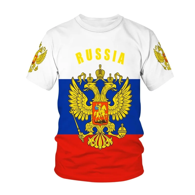 

Spain Russia Flag T shirt CCCP Emblem 3D Print Men Women Fashion Oversized T-shirt Kids Boy Hip Hop Tees Tops Ussr Flag