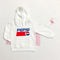 pepsi cola autumn fashion new comfortable cotton breathable top simple loose casual cute childrens sweater t shirt